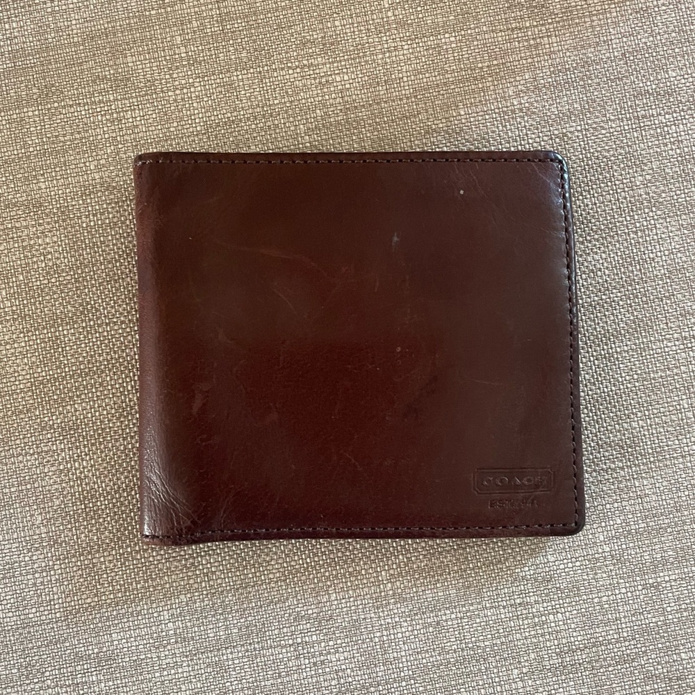 Coach Bifold Leather Wallet